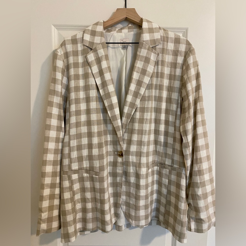 Target Blazer in Gingham